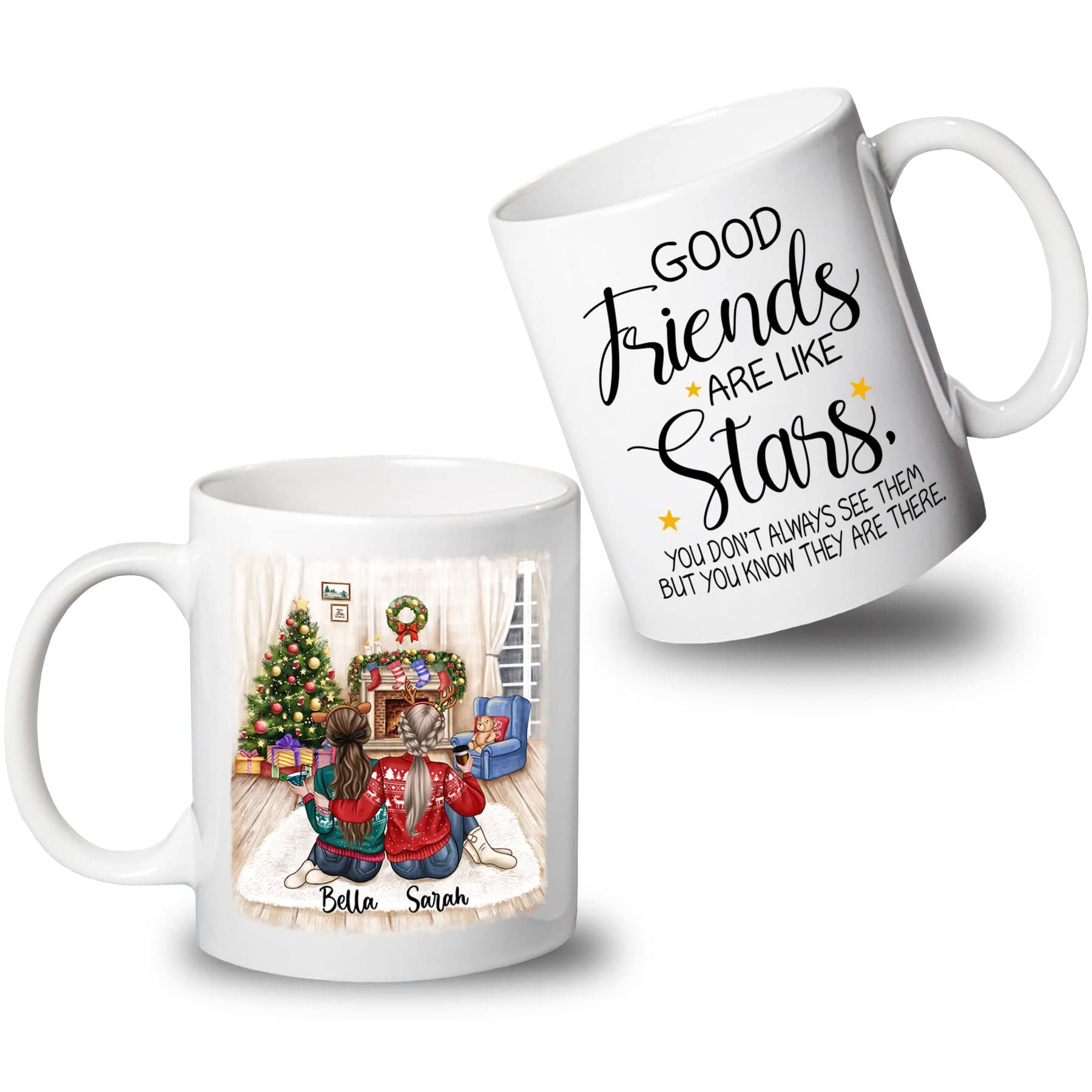 Taza De Porcelana Para Compañera De Trabajo | Regalo Para Cumpleaños, Navidad O Despedida | 250 Ml, Apta Lavavajillas