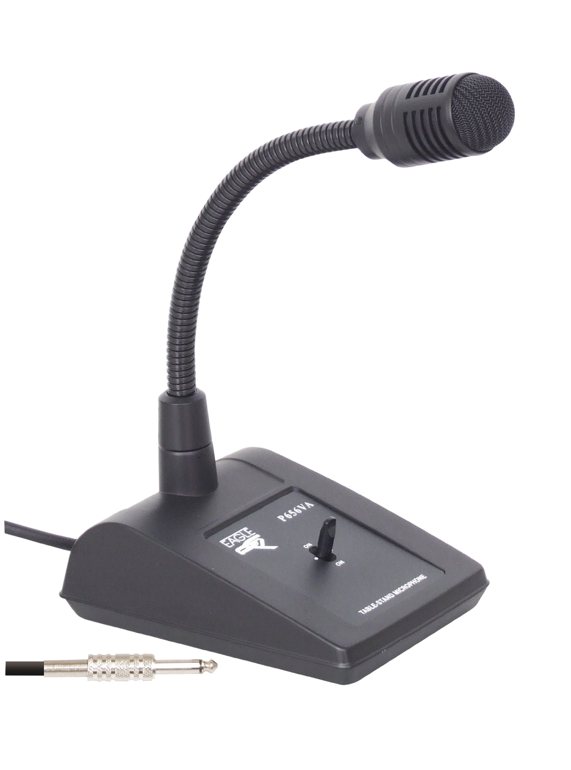 EagleProfessional Base Station PA Microphone Jack With Flexible Gooseneck 100V