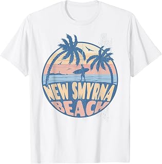 New Smyrna Florida Beach Surf Summer Vacation Vintage T-Shirt