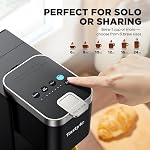Tastyle Machine à café à service unique, glacé et machine à café chaud pour la tasse K & Sols, conception compacte, 40oz Réservoir d'eau amovible, 6 à 24 Tailles de brasses Oz, convient 7.3" Mug de voyage, noir