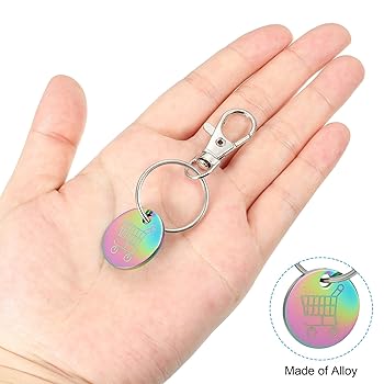 ステンレス宝物トークン+アクリルカードケースキーホルダー(通報の角笛)セット ステンレス宝物トークン+アクリルカードケースキーホルダー(通報