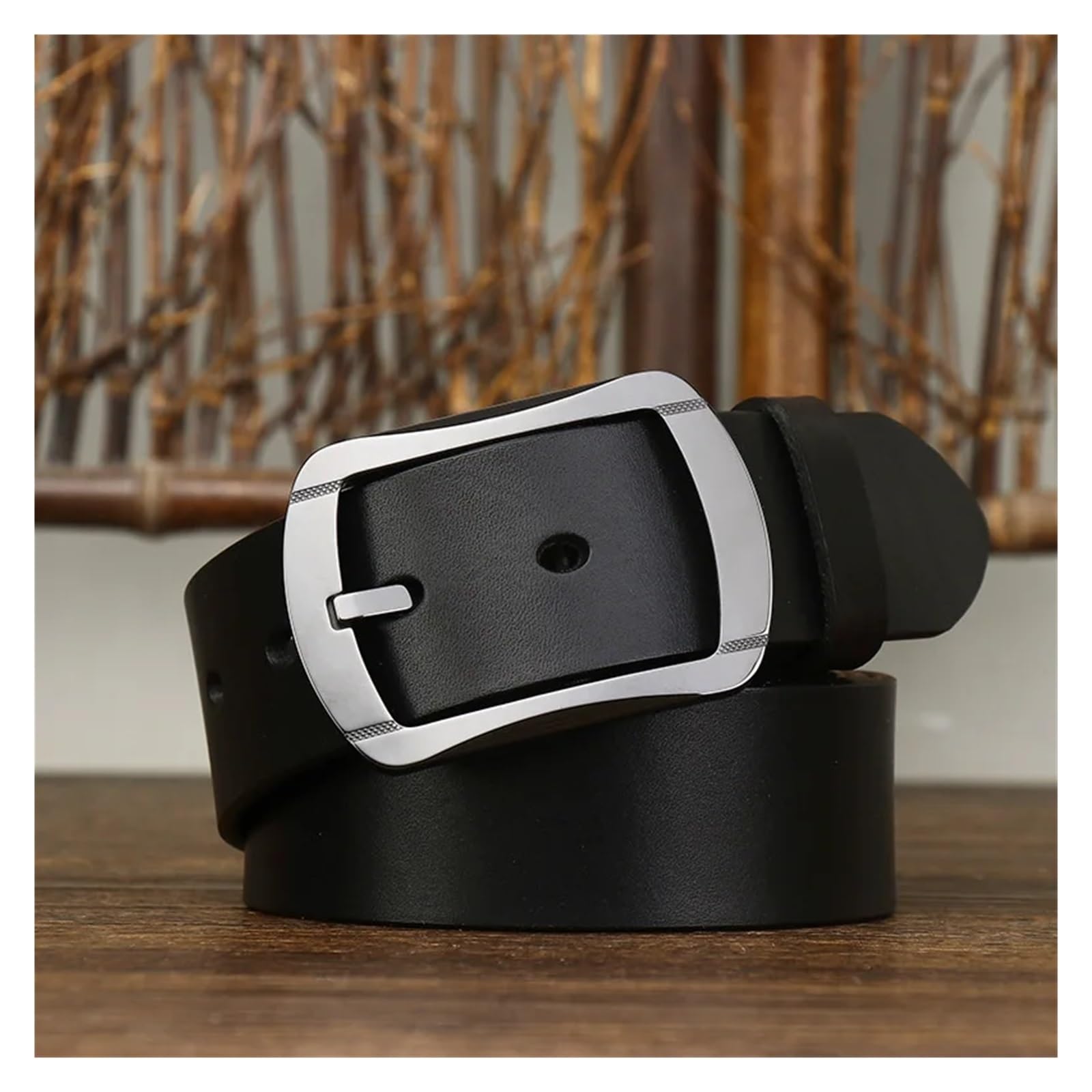 3,8 cm szpilka ceramiczna klamra skóra bydlęca męski pasek w talii paski do dżinsów Casual Homme