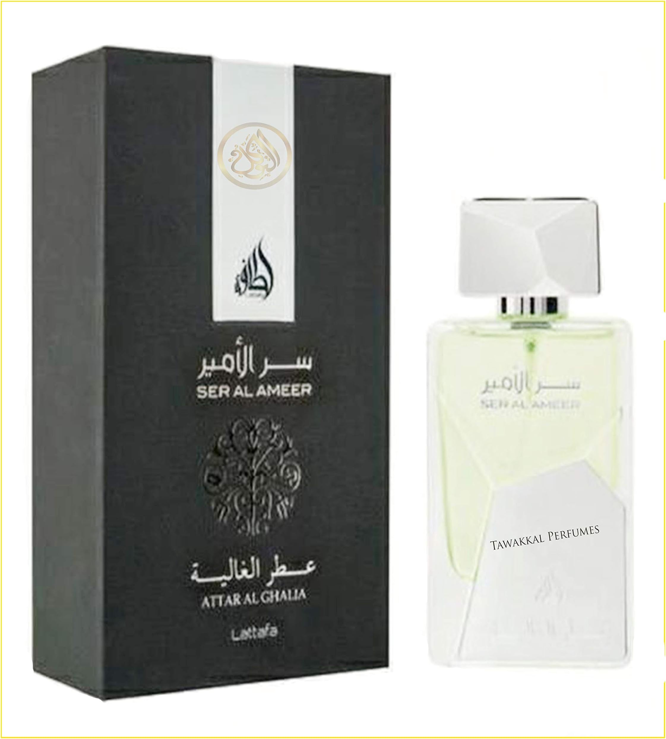 TAWAKKAL PERFUMES Ser Al Ameer Attar Alghalia By Lattafa For Unisex - Eau De Parfum, 100ml