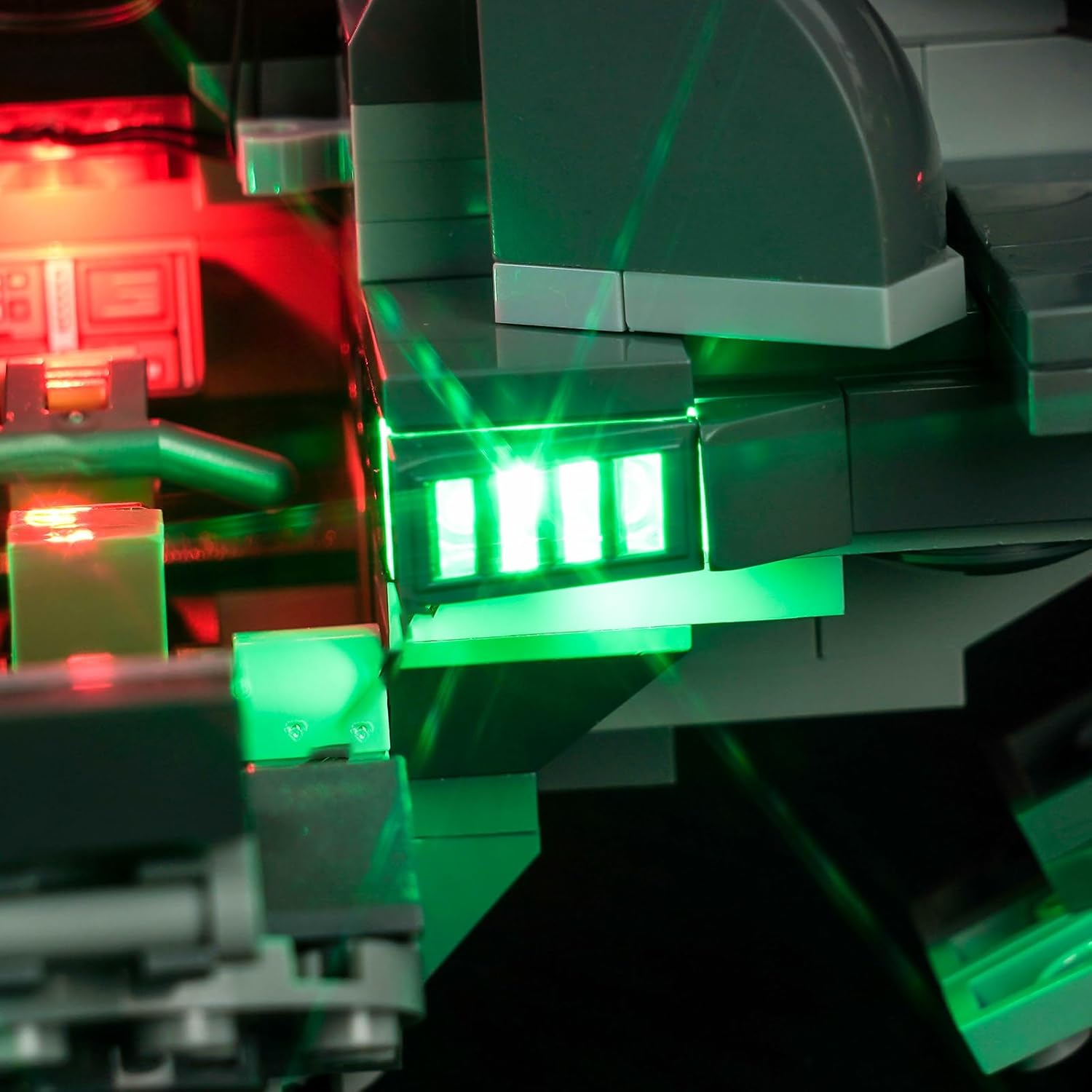 Upgraded Led Light Kit for Lego Darth Maul's Sith Infiltrator Building Set, Compatible with Lego 75383 (Model Not Included)