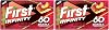 First Infinity 60 DK Peach & Watermelon Flavored Sugar Free Gum 27 gr 2 pack