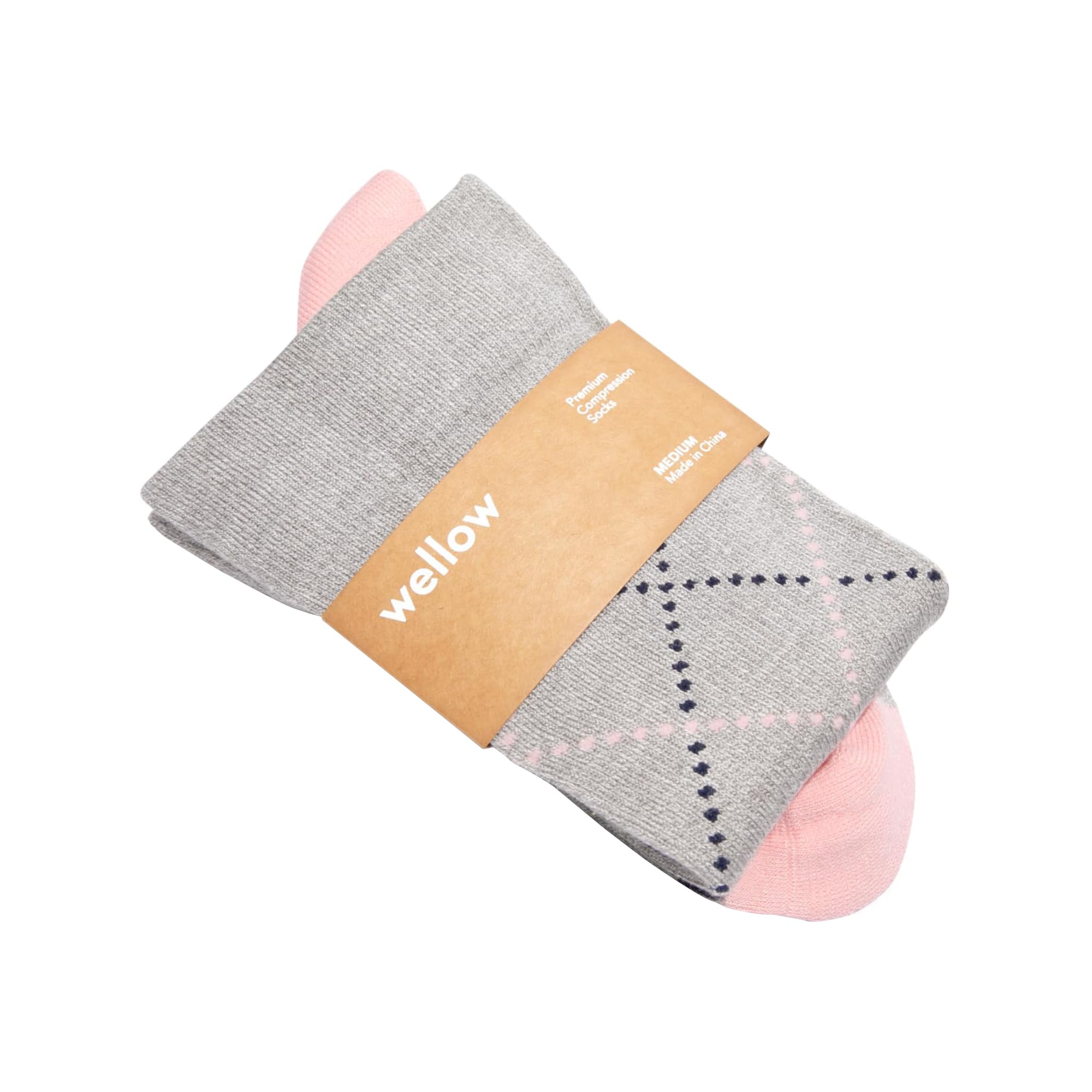 Wellow Dots Collection Knee High Compression Socks 18–25 mmHg
