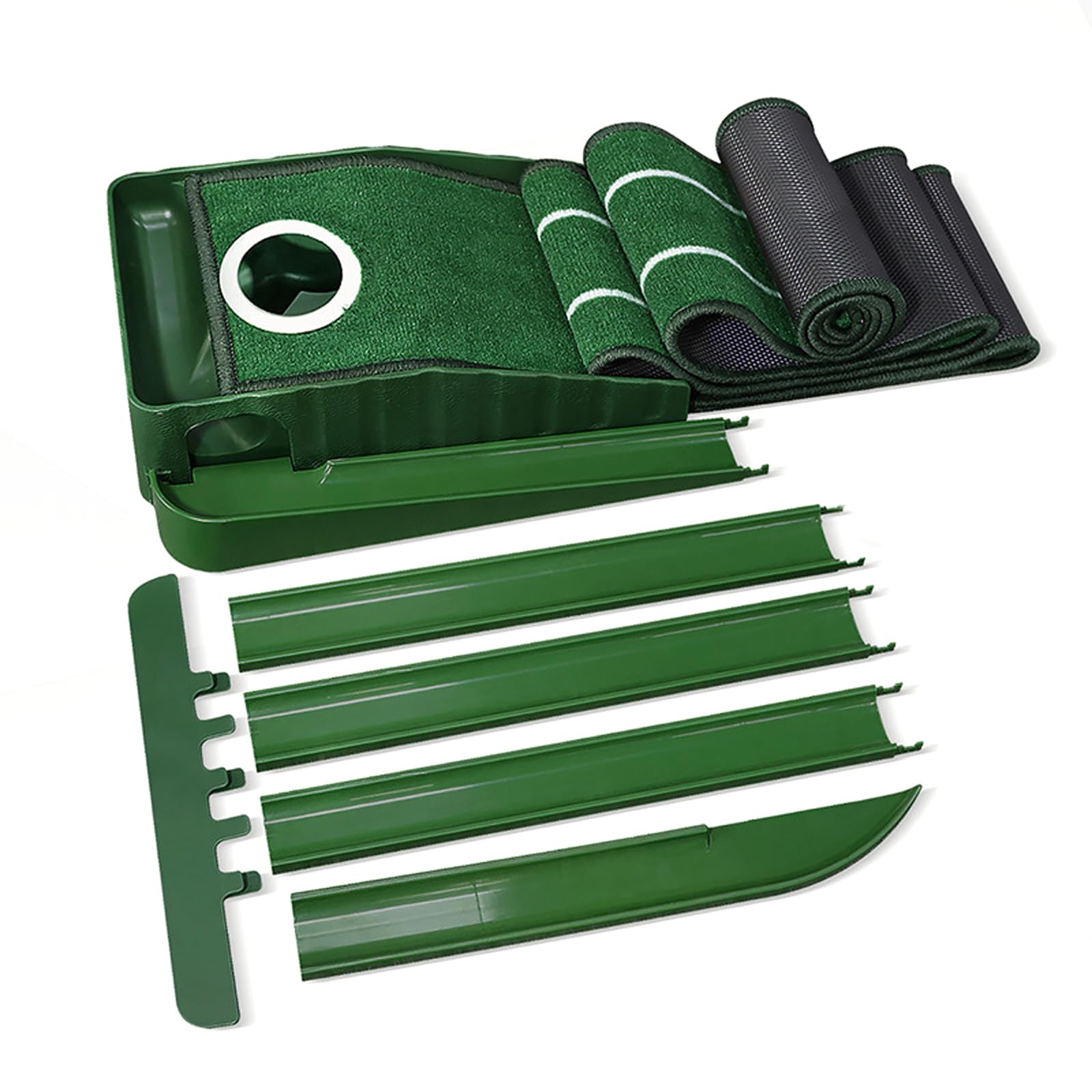 Cubiertas para agujeros para ejercicios de putting Green Putting Matte Putting Set Set Incluye Green Putting Tool Matte