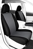 Vista 9 de CalTrend Front Buckets Seats, Faux Leather Seat Covers for 2012-2014 Nissan Cube Beige Beige Insert with Black Trim