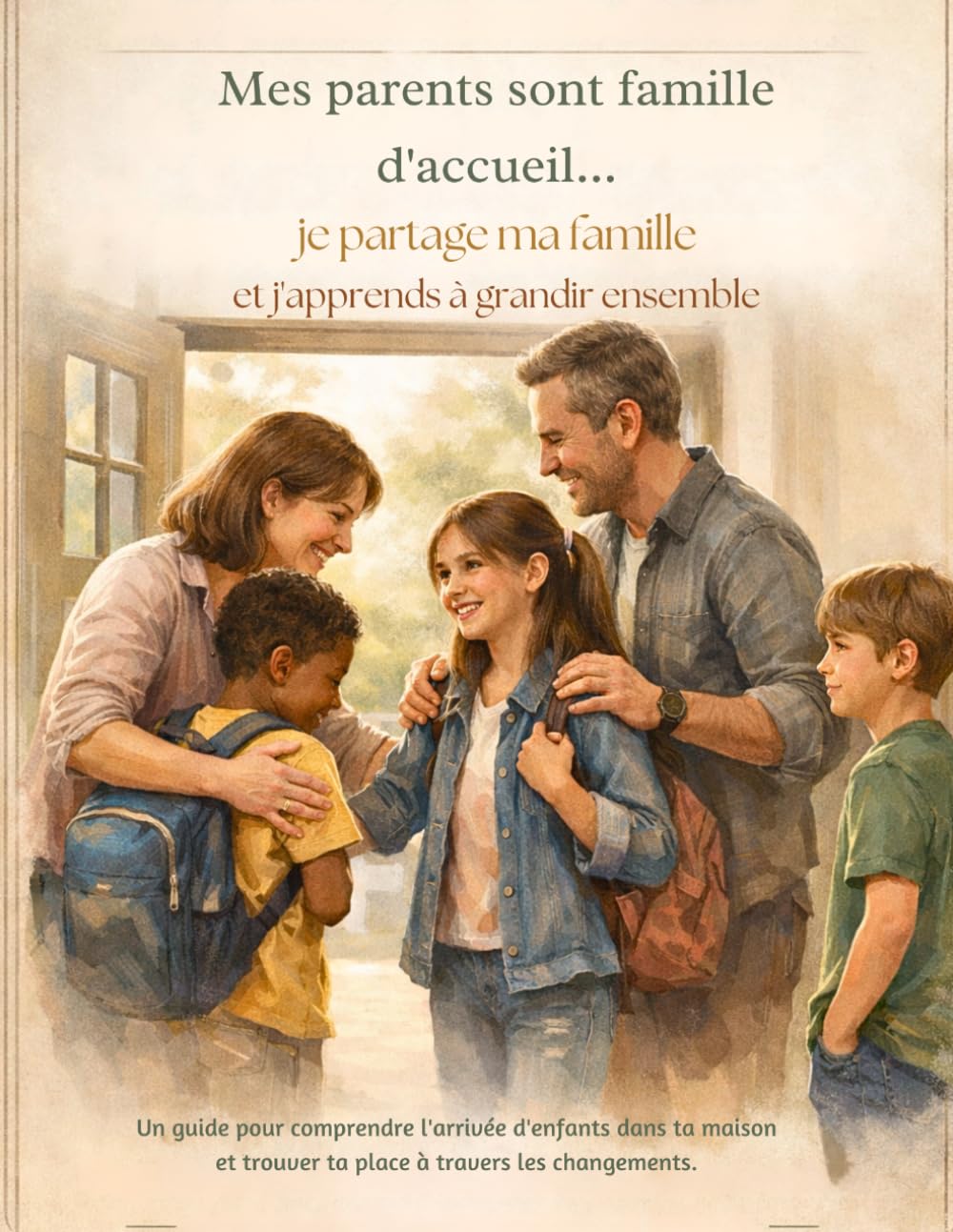 Mes parents sont famille d'accueil...Je partage ma famille et J'apprends a grandir ensemble: un guide pour t'aider a comprendre l'arrivée d'enfant ... et trouver ta place a travers les changements