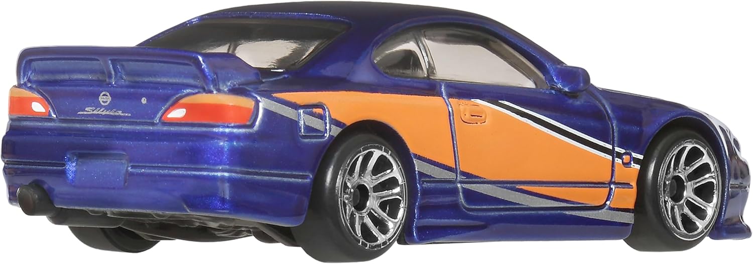 Hot Wheels Fast and Furious Tokyo Drift Car Nissan Silvia S15 Model Die Cast Scale 1:64 Length 7 cm JKX06
