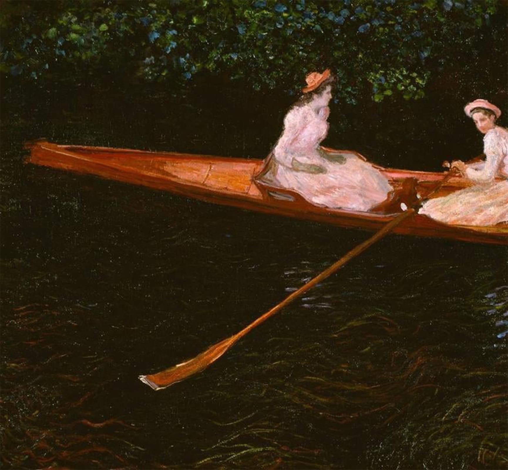 POSTERIIk Famous Print Pop Art Wall Art Graffiti Boat on the River Epte by Claude Monet Art Prints for Home Decor 60x90cm