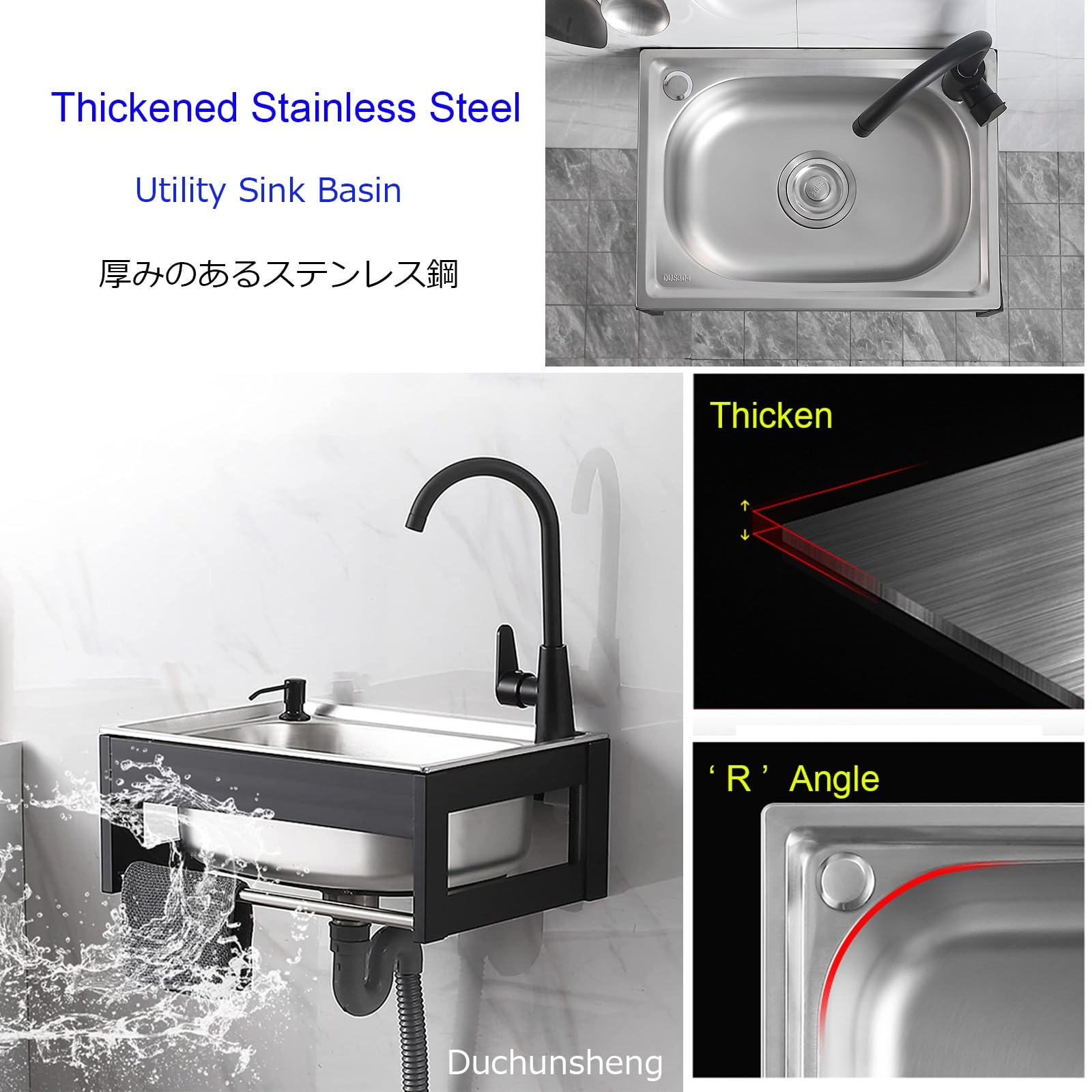 Amazon.co.jp: Sink 流し台 シンク 壁掛けシンク ガーデン 屋台