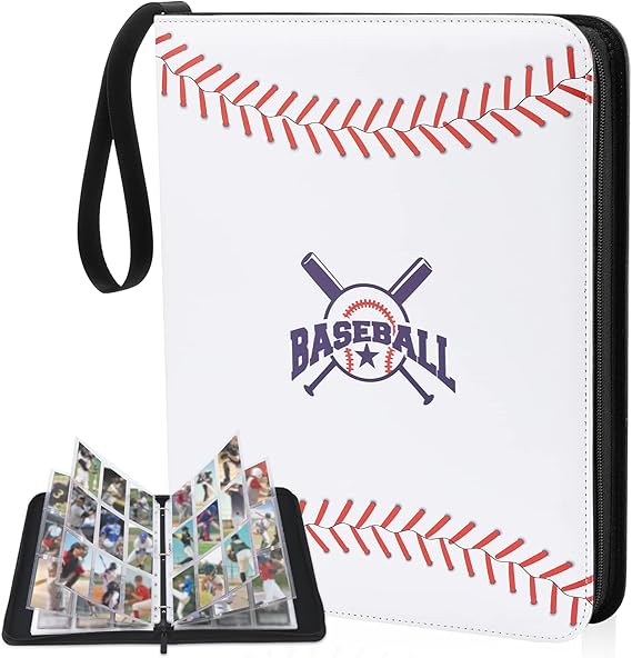 Baseball Card Binder 9 Pocket Lictin Baseball Card Holder