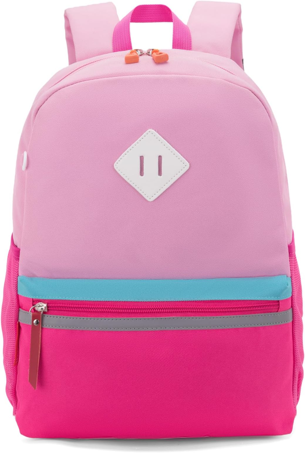 HawLander Little Kids Backpack for Boys or Girls, Toddler School Bag Fits 3 to 6 years old, Pink Rose, 15 Inch