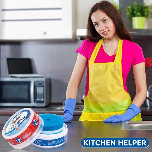 Miniatura 7 de Cooktop Cleaner Paste,the Pink Of Stuff, Miracle All Purpose Cleaning Paste,Easily Remove Burned-On Food, Grease and Watermarks, Leaving Your Glass