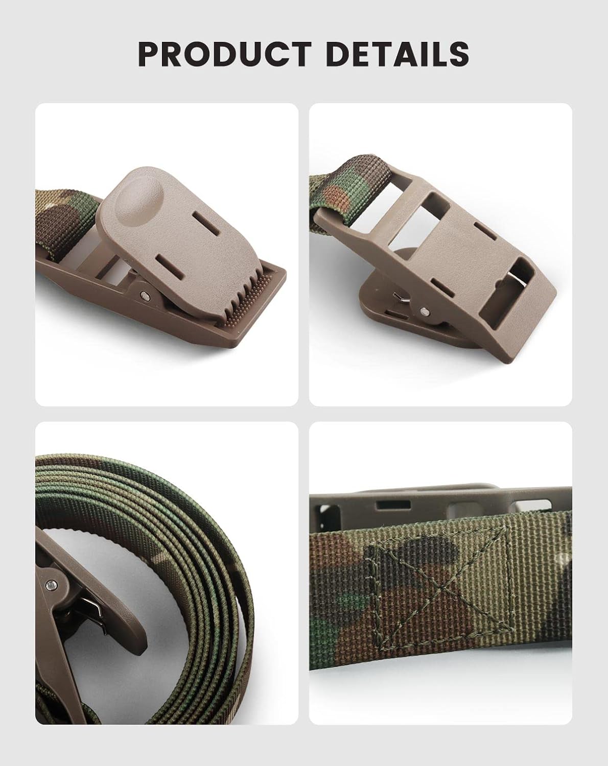 WNXSLOAD 2 PCS Trail Camera Straps, 78.7‘’ Wildlife Trail