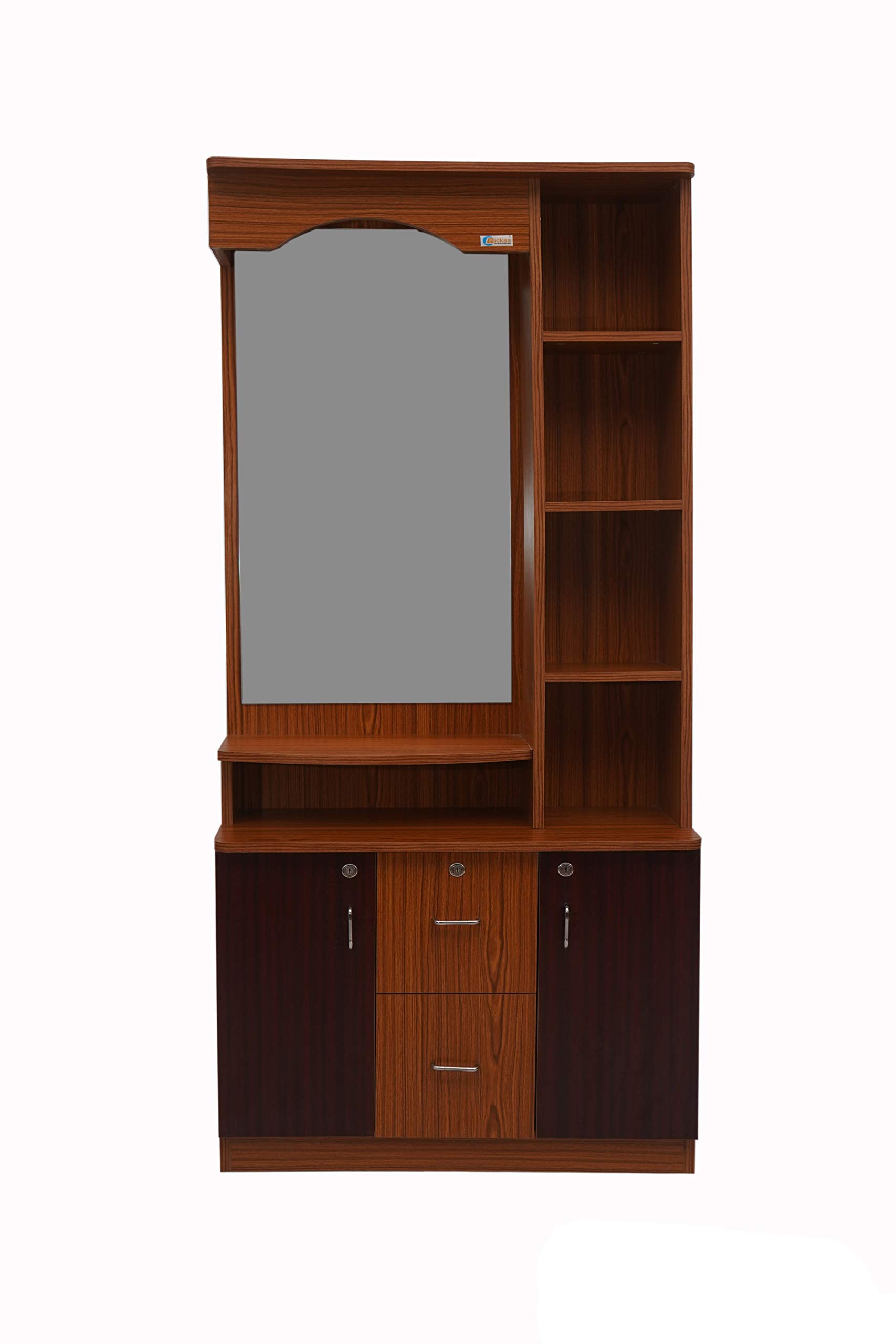 Gokul Industriess Dressing Table DT08 Nayana Teak/Natural Mahogany-picture-24