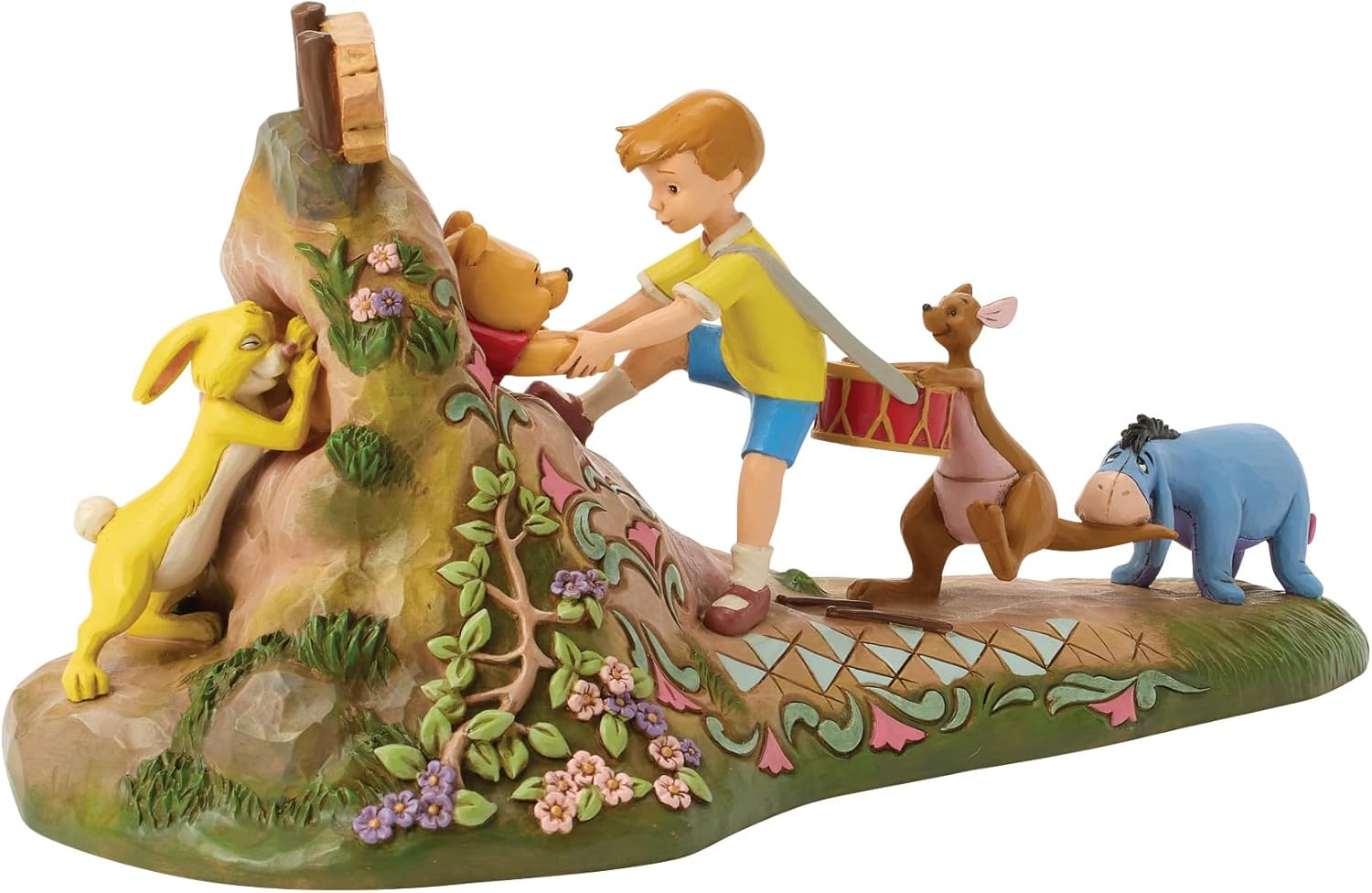 Enesco Disney Traditions by Jim Shore Winnie The Pooh and Friends Figurine, 5.5 Inch, Multicolor