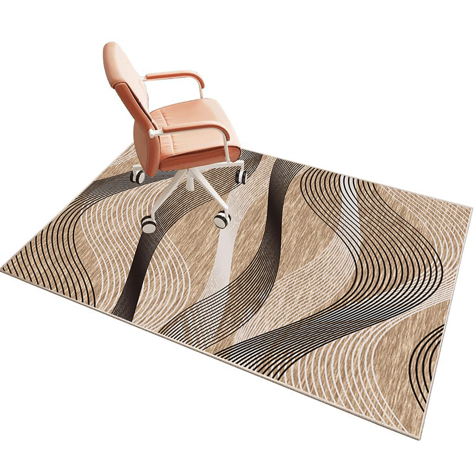 Office Chair Mat for Hardwood Floor 60 x 70 cm, Gaming Chair Mat for Carpet Floor, Desk Chair Mat for Rolling Chairs, Computer Gaming Chair Mat for Wood Floors, Carpet Protector Rug for Tile Floor