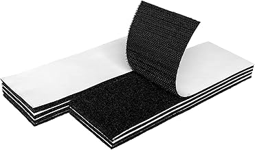 Sponsored Ad - Industrial Strength Sticky Back Hook and Loop Strips | 2 x 6 Inch 8 Sets | Aniced Heavy Duty Self Adhesive ...