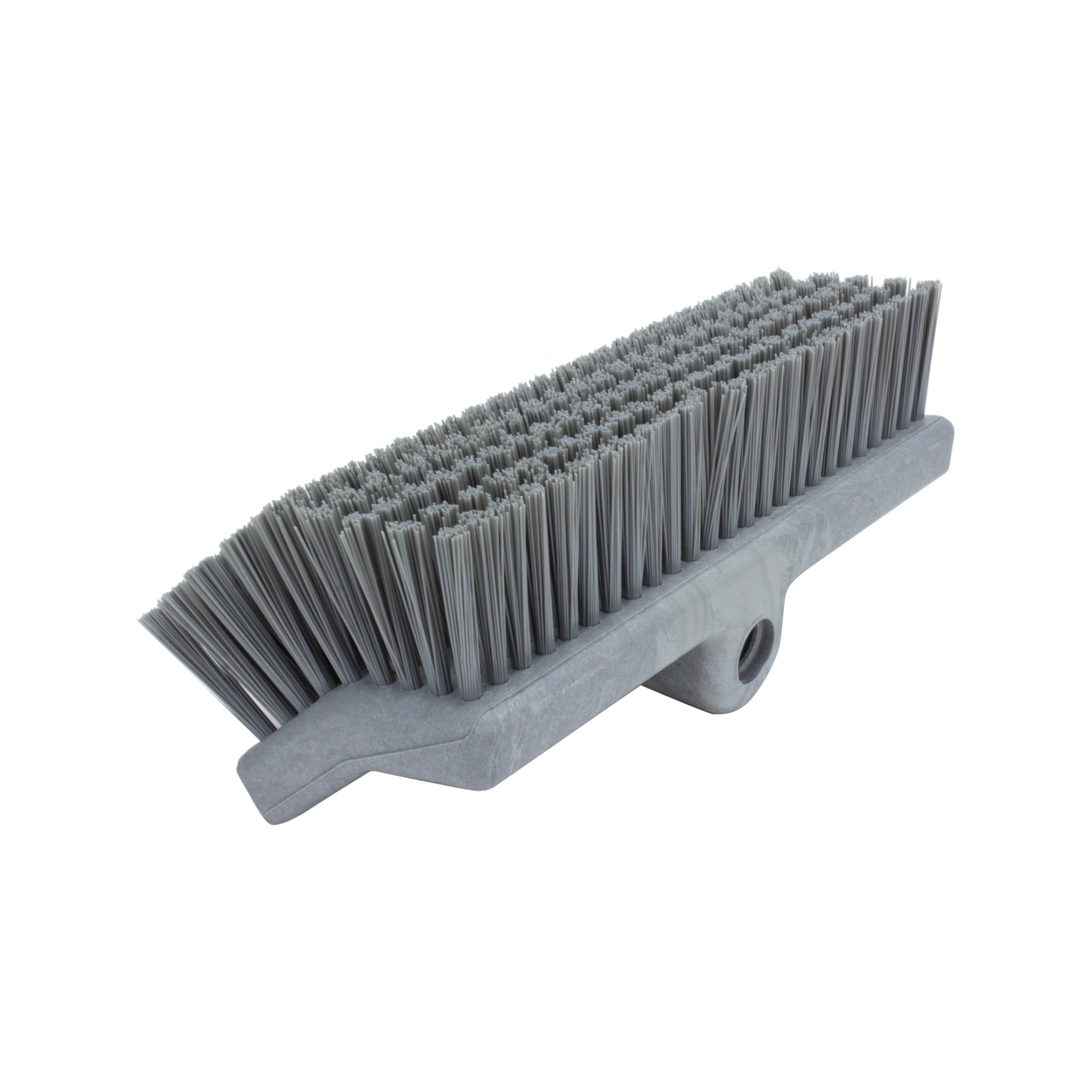 SPARTA 40423EC23 Cepillo de plástico para fregar pisos, cepillo de pared, cepillo de equipo con cerdas no absorbentes para cocinas industriales, hospitales, limpieza comercial, 10 pulgadas, gris
