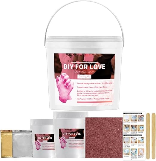 Amazon.co.jp メモリーハンズキット 3D DIY ハンドキャスティングキット 石膏手形 手形キット DIY ハンドキャスティング