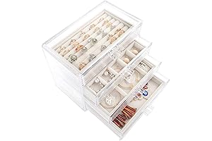 Mebbay Acrylic Jewelry Box: A Crystal-Clear Display for Your Precious Keepsakes