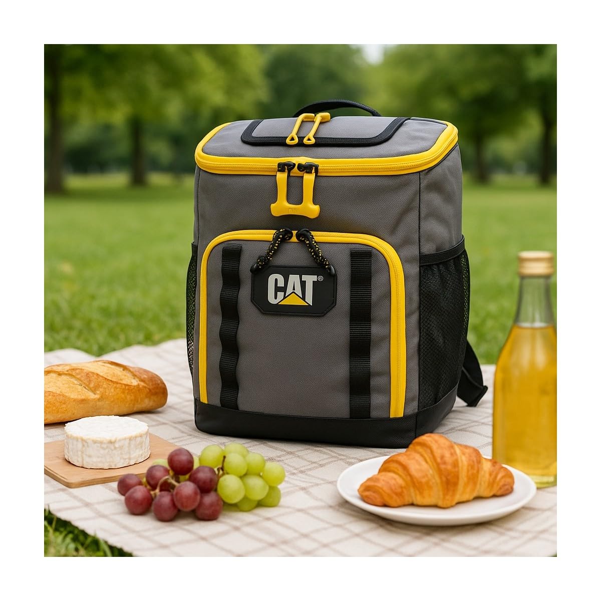 CAT CATERPILLAR - Sac à dos isotherme 20 litres Glacière portable Chantier Camping Plage