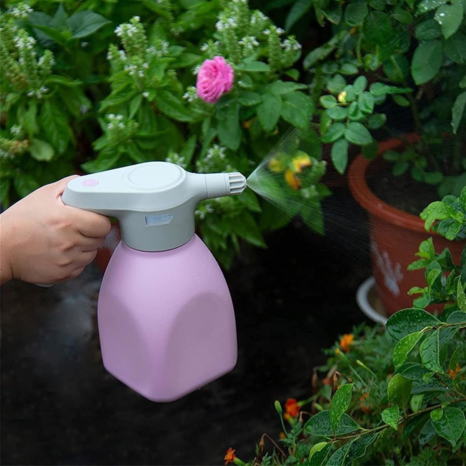 Arrosoir Arrosoir Pour Plantes D'intérieur Jardin Arrosoir Électrique Automatique Arrosoir Plantes Fleur Outils Bonsaï Arrosoir Arrosoir Plante Interieur ( Blue : Lilac Purple , Size : 22*23*11cm )