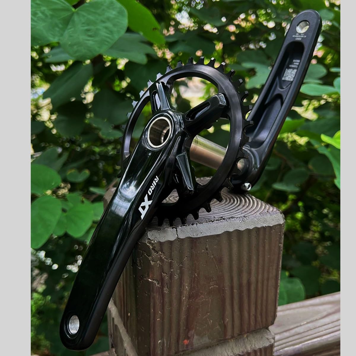 Zintegrowany mechanizm korbowy do roweru górskiego 170 mm 175 mm 104BCD 32 do 38T pojedyncza tarcza ze stopu dla 9 12 prędkości