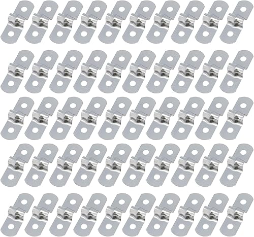 S Sydien M5 (15 pulgadas) abrazadera de conducto de acero inoxidable rígido de acero inoxidable con 2 agujeros para manguera de 38 pulgadas,