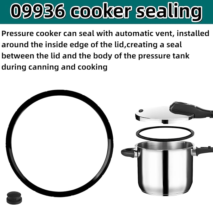 Anillo de sello y tapón para olla a presión Presto 6 Quart 2-Pack miniatura 5