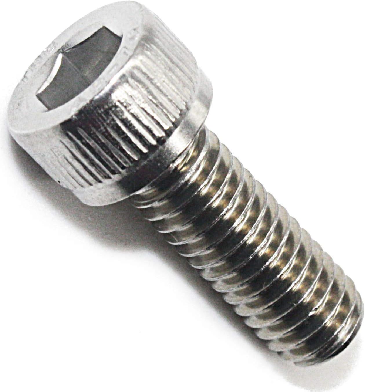 Fullerkreg 0.7mm Pitch M4 x 16MM Socket Head Cap Screws, Allen Socket Drive, Din 912, AISI 304 Stainless Steel (18-8), Full Thread, Bright Finish, Machine Thread, Quantity 100