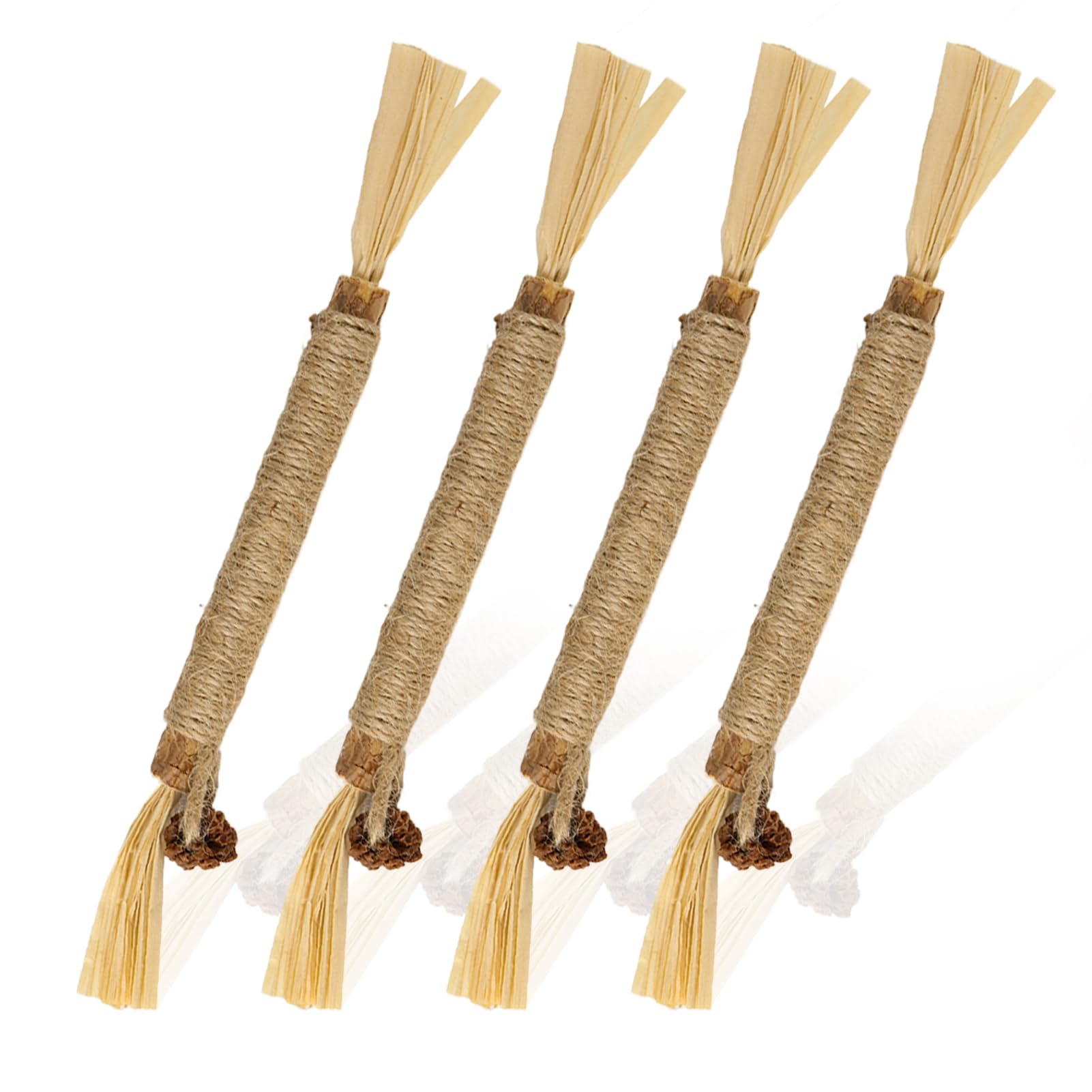 4 piezas de palitos masticables para gatos, juguetes de higiene bucal, cuidado dental, ayuda a eliminar el sarro y el mal aliento, salud e higiene dental