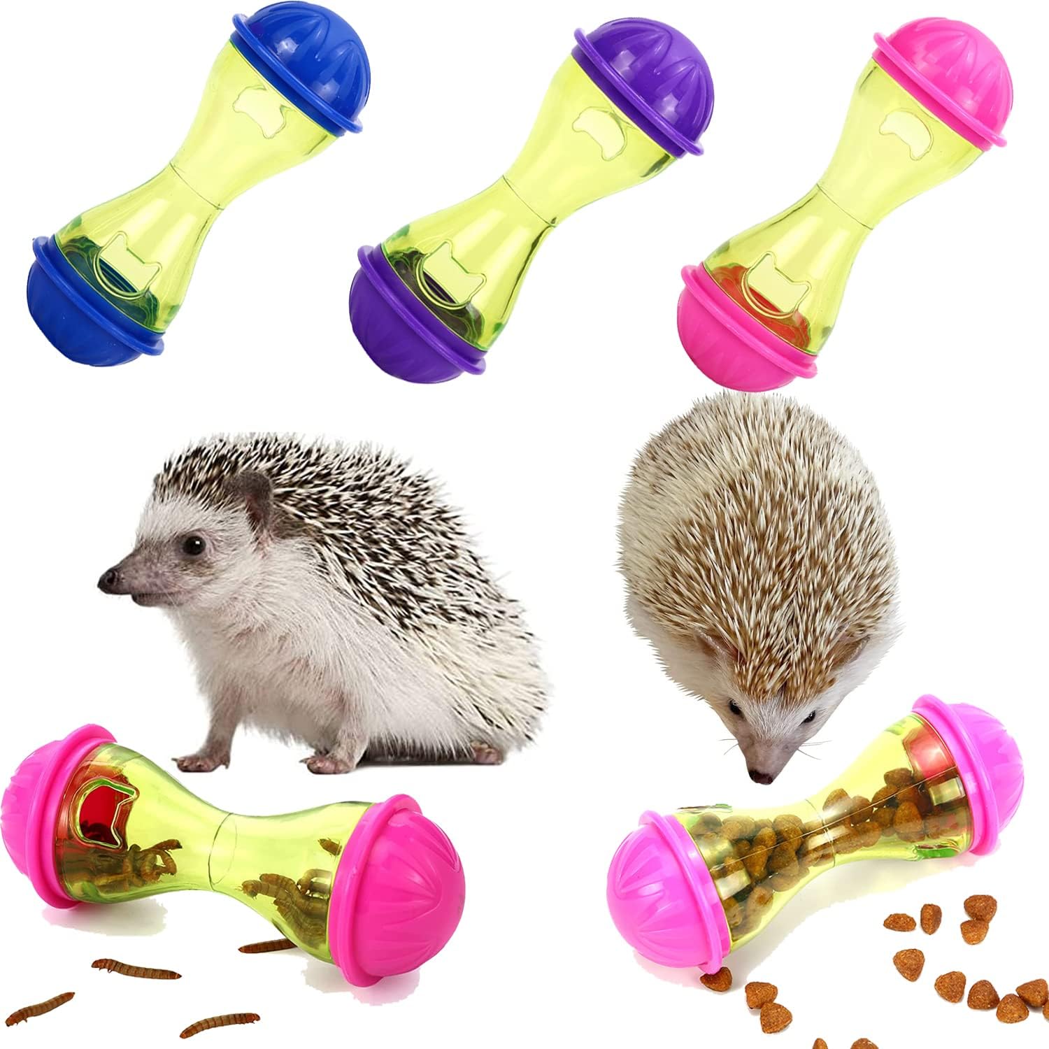 3Pcs Hedgehog Toys, Hedgehog Enrichment Toys, Hedgehog