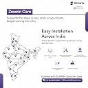 ZESWIN (Pack of 10) NFC Sticker RFID NFC Tag 144 Bytes Memory Programmable, Editable & Rewrittable NFC Sticker Compatible with All NFC Phones & Readers Smart Automation & Access Control gallery image