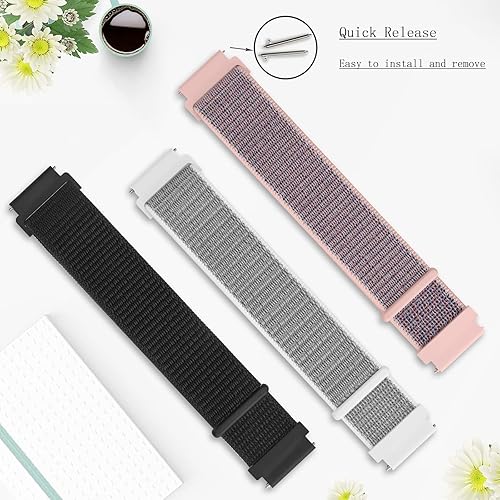 Miniatura 7 de Nylon Sport Loop Band Compatible with Apple Watch Bands 49mm 38mm 40mm 41mm 42mm 44mm 45mm, Women Men Braided Elastic Wristbands Replacement Band