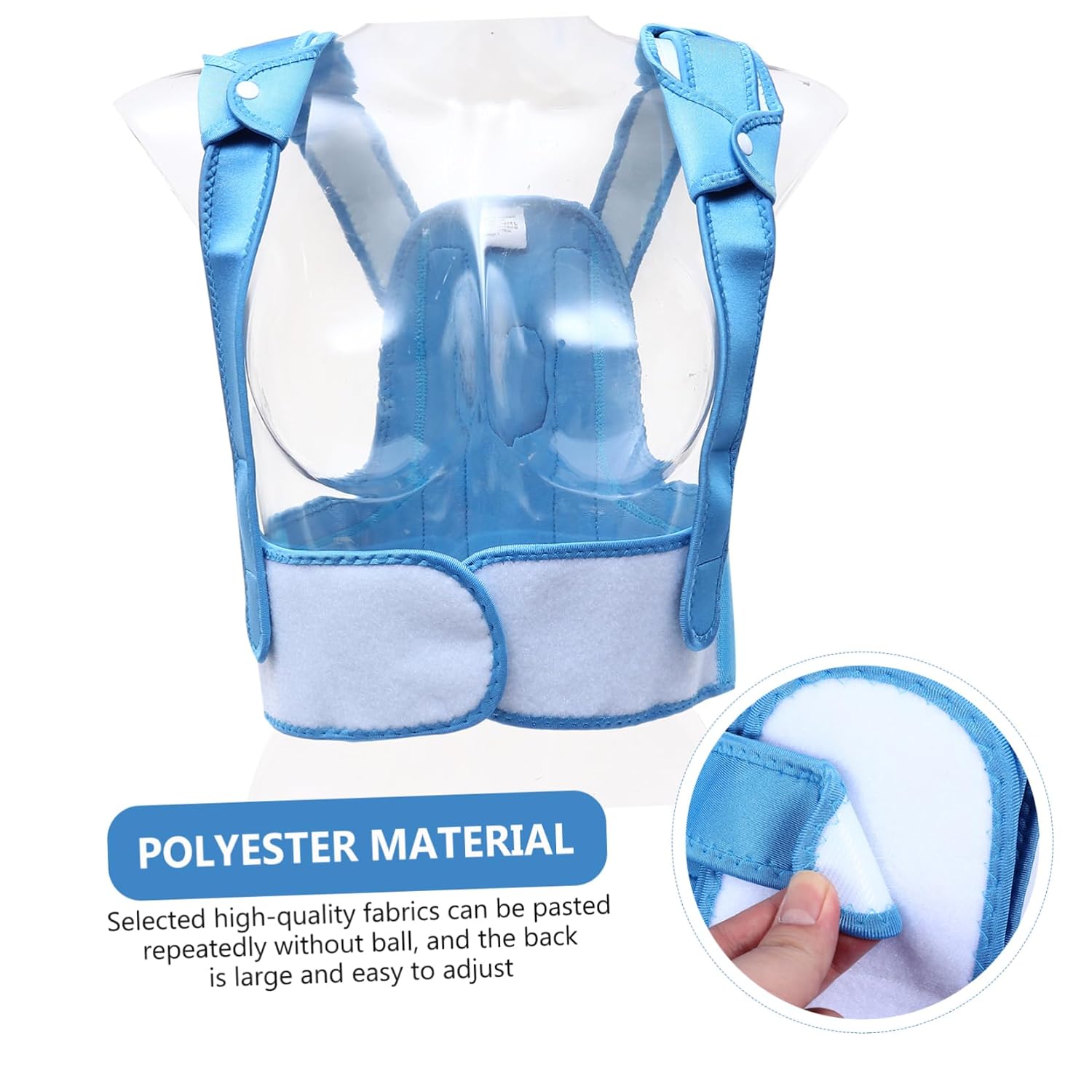 Adjustable Back Brace for Boy Girl Posture Corrector Support Belt Breathable Design for Gymnastics Learning and Daily Use Ergonomic Fit for Boys and Girls Blue Xl