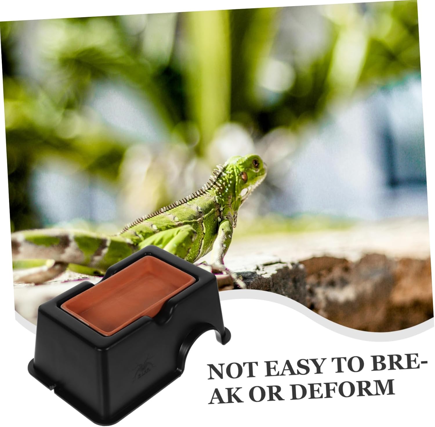 Mipcase 4pcs Turtle Hiding Cave Large Humidifying Reptile Habitat for Tortoise Gecko and Amphibian Terrarium Decor Stylish Ceramic Design for Secure Hiding Spot and Moisture Retention