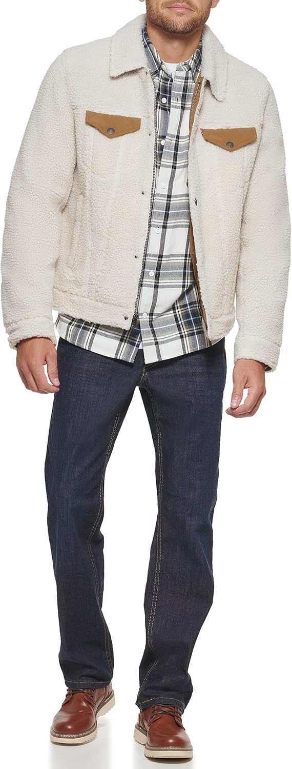Levi's Men's Sherpa Trucker Jacket - Image 5