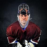 Vista 7 de DECHOUS Protector de cuello de portero de hockey, protector de garganta transparente para portero deportivo, equipo de protección de cuello