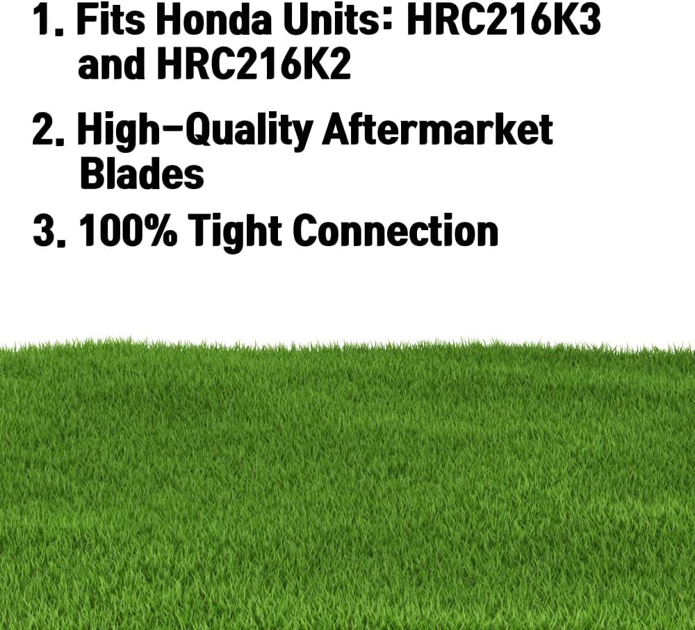 All That Garden Replacement Lawn Mower Blade - Compatible with Honda HRC216K2 / 72511-VK6-000, 72531-VK6-010 (Set)