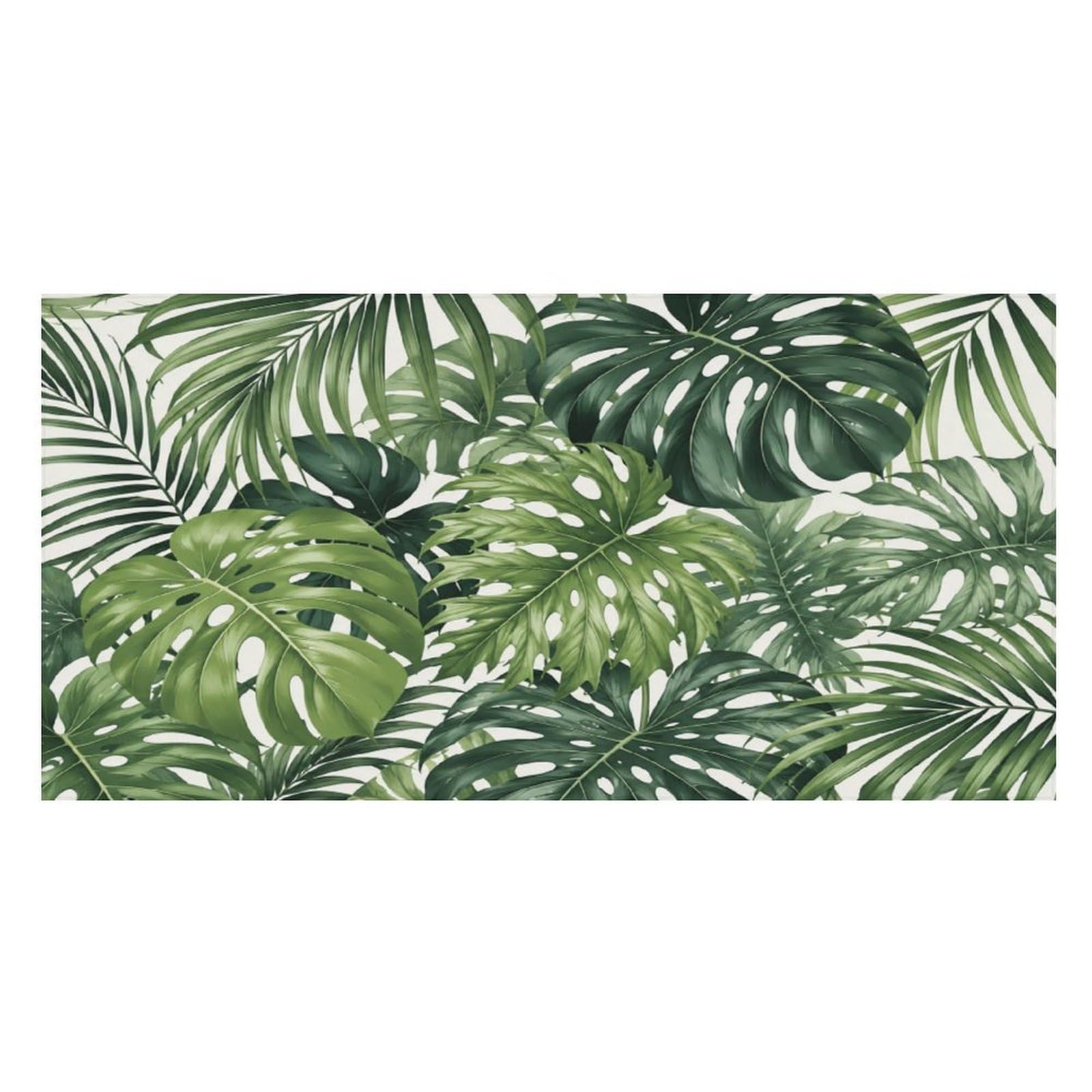 Anceky Tropical Leaves Green Palm Oversized Beach Towel Quick Dry Sand Free Microfiber Travel Towel Lightweight Multi Purpose Beach Blanket Pool Gym Bath Towel 63x31 in