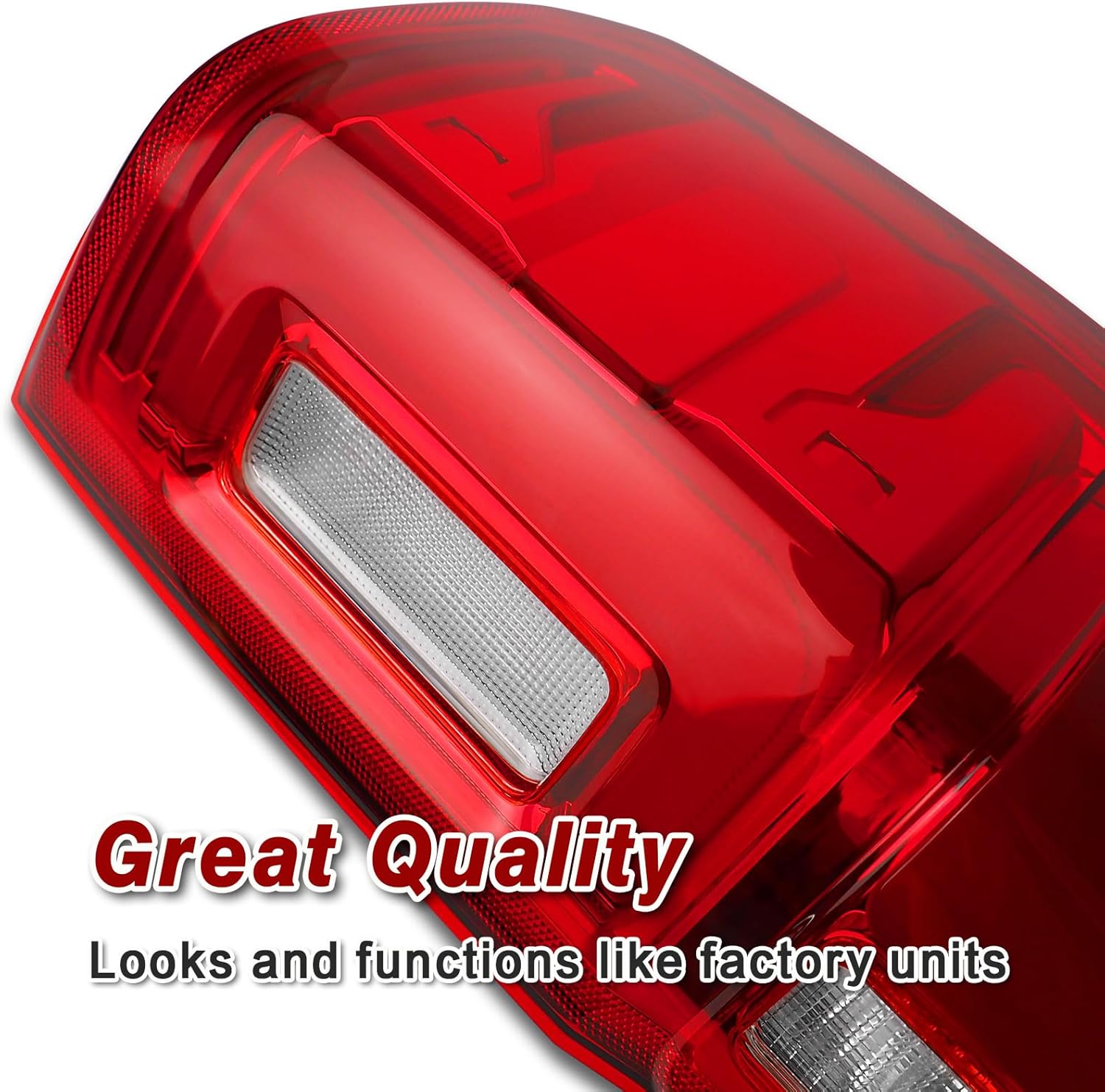LED Tail Lights Assembly wiht Blind Spot Compatible with 2019 2020 2021 2022 2023 Ford Ranger Original Model Rear Brake Lamp OE:KB3Z13404G FO2801274(2019-2022 LED W/Blind Spot, Right Passenger Side)