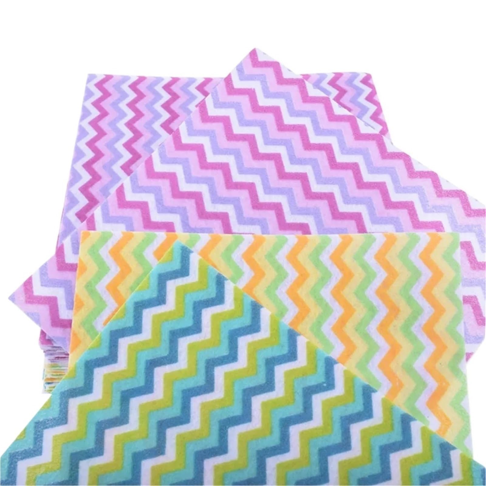 Tissu en feutre imprimé non tissé polyester 40 pièces Pour Bricolage