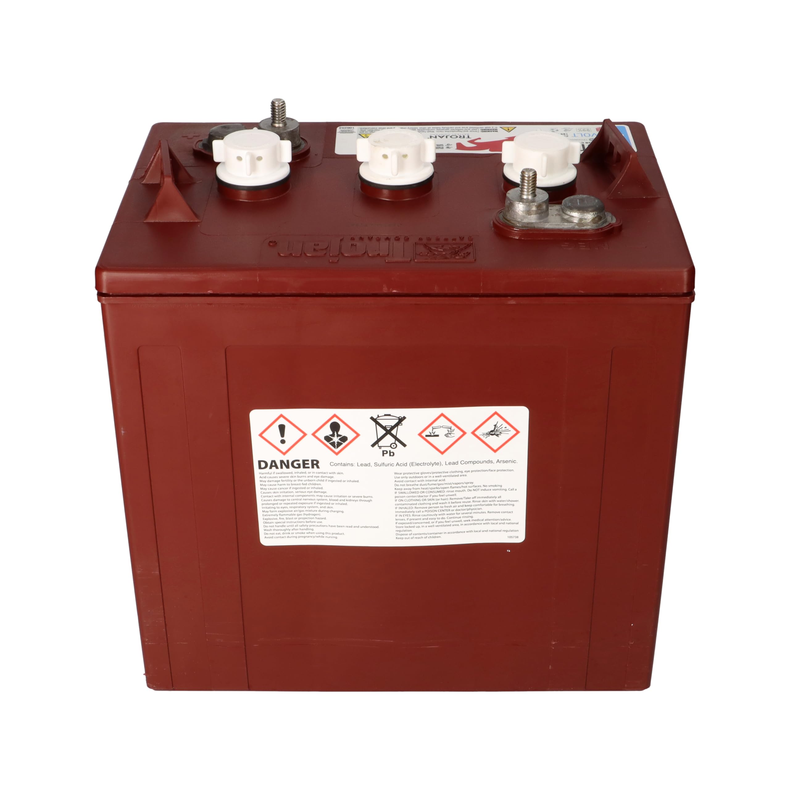 Set di 4 batterie 6V 225Ah per piattaforma di lavoro Genie GS-2646 GS-3246 GS-2046 GS-2632 GS-2032 GS-2046 GS-1930 GS-1530