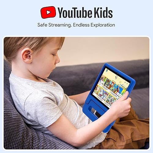 Miniatura 6 de ApoloSignage Tablet para niños, tableta Android 13 de 10.1 pulgadas para niños, almacenamiento ampliable, batería de larga duración, WiFi,