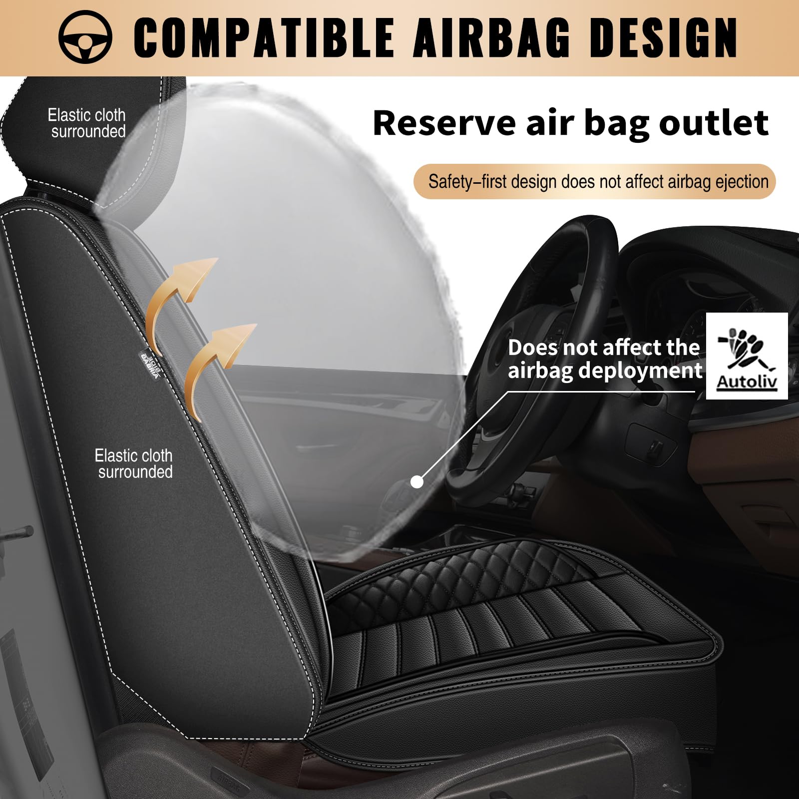 Housse Siège Voiture Mazda CX-80 2024-2025 – Cuir 9 Pièces – Imperméable, Respirant, Anti-dérapant – Gris