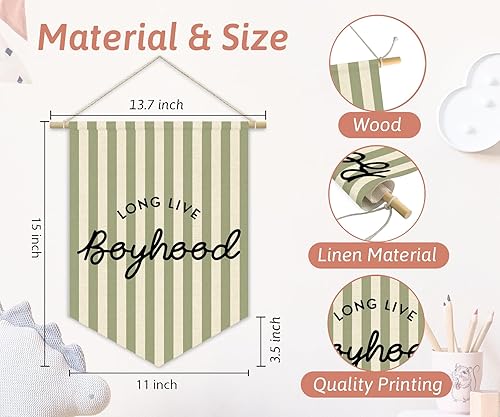 Miniatura 24 de Decoración de pared azul marino para habitación de niños, decoración de pared para dormitorio de niños, decoración de habitación de niños, Azul