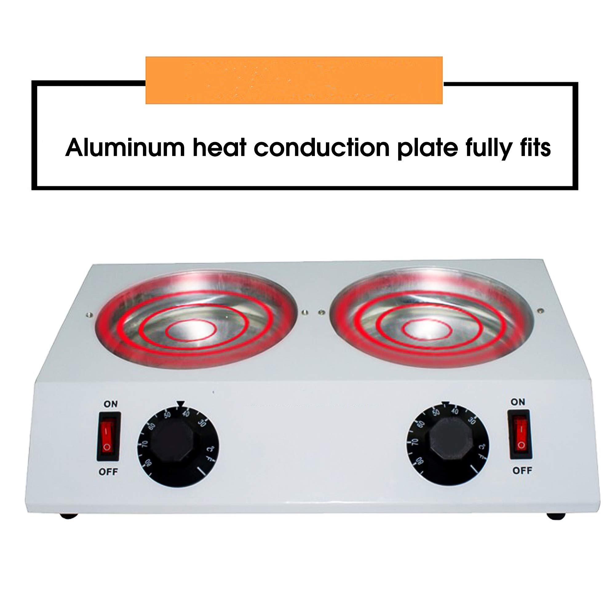 Templadora de Chocolate Comercial Profesional con Control Manual, Ideal para Chocolate, Dulces, Queso, Vino, Leche, café Olla Doble Antiadherente